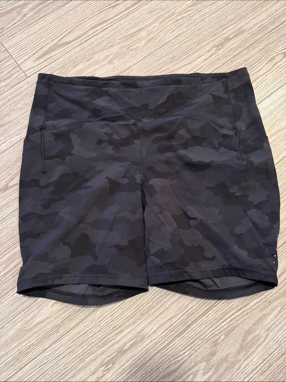 Lululemon Black Camo Active Shorts